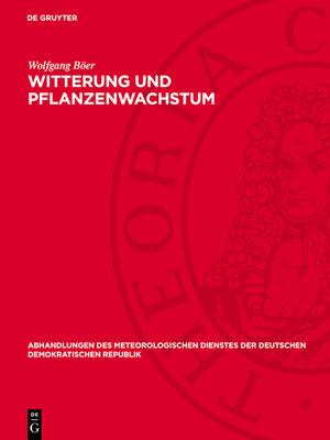 cover image of Witterung und Pflanzenwachstum